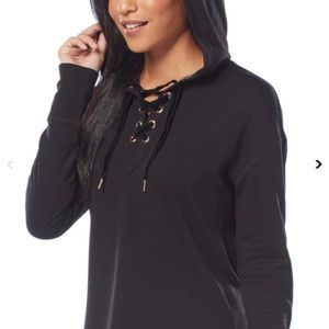 Free2B lace up hoodie